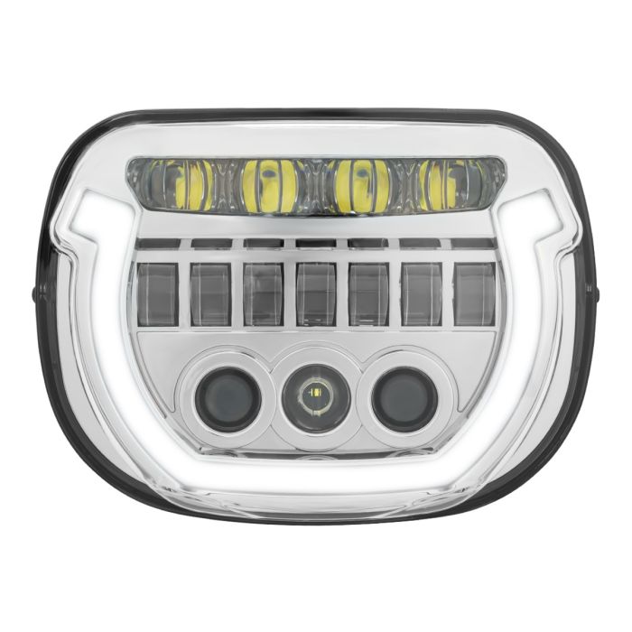 HOGWORKZ® Chrome HALOMAKER™ LED Headlight for Harley® Street Glide