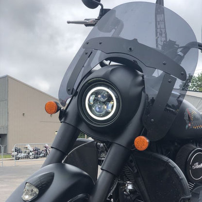 Indian® LED Headlight in Black from HOGWORKZ