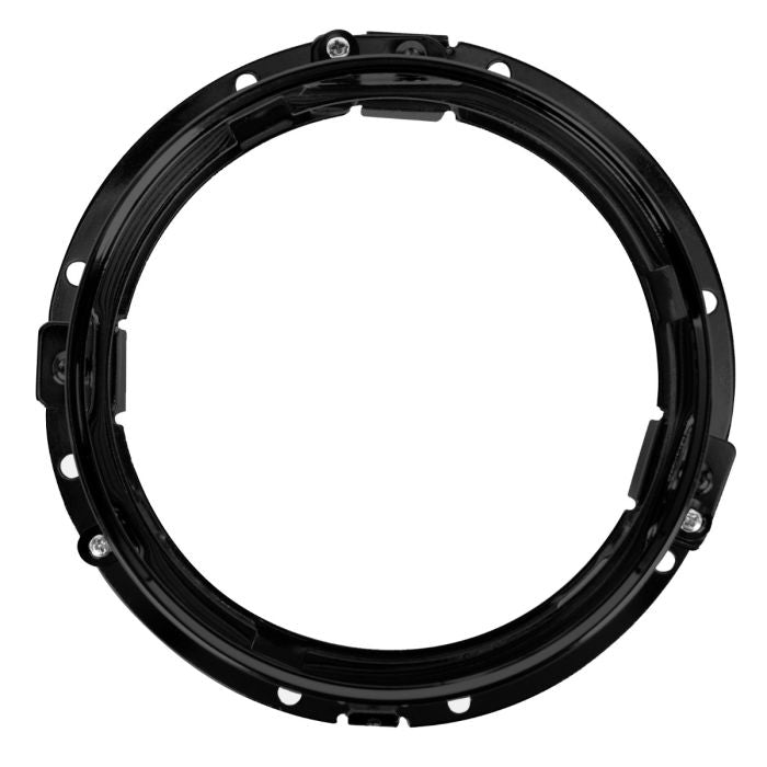 Black Mounting Bracket & Ring for 7" LED Headlights P/N 68124-04B