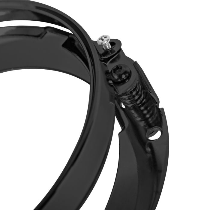 Black Mounting Bracket & Ring for 7" LED Headlights P/N 68124-04B