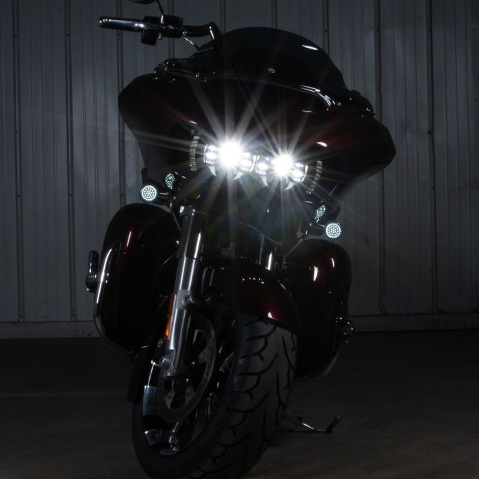 Harley® Road Glide Dual Visionz™ LED Headlight from HOGWORKZ® on road glide