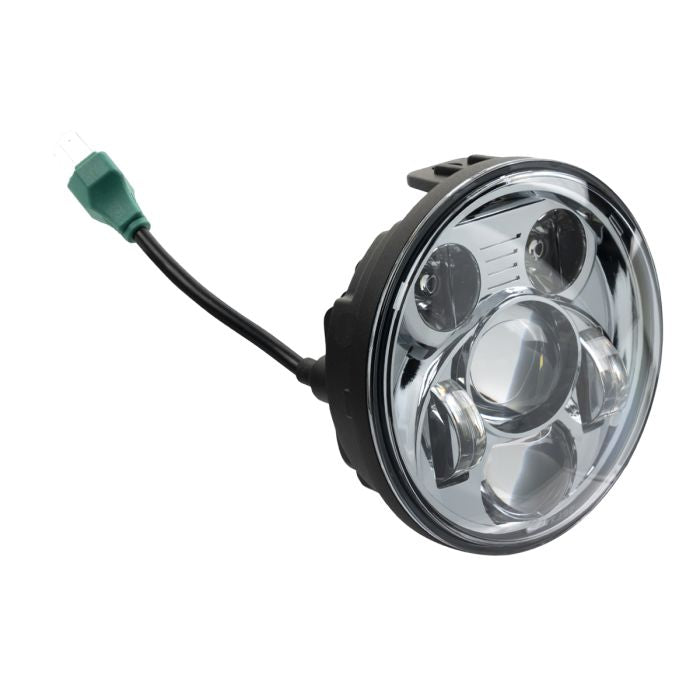 5 3/4" LED Chrome V2 Headlight for Honda® VT1300 Fury / Sabre / Stateline / Interstate  from HOGWORKZ side