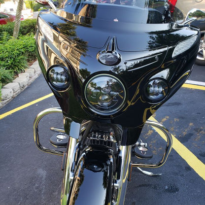 Indian® LED Headlight in Black