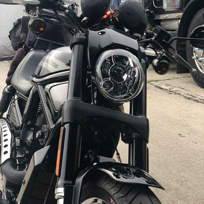 Harley V-Rod '02-'17 Chrome LED Headlight from hogworkz on v-rod
