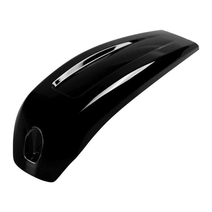 Vivid black Harley  Flatline Tank Topper Dash Console