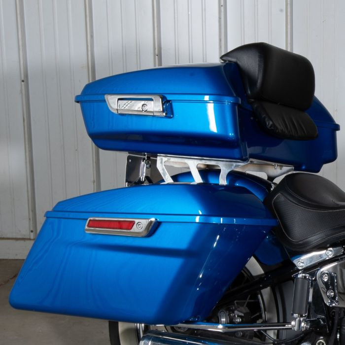 Softail Harley® Touring Chopped Tour Pack with Slim Backrest from HOGWORKZ
