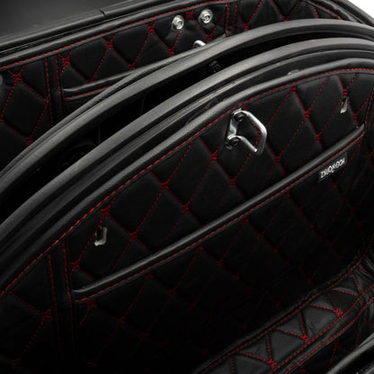 Indian Saddlebag Liners withy red stitching