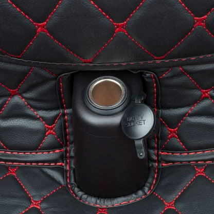 HOGWORKZ® OEM Indian® Tour Pack Liner Black with Red Stitching outlet