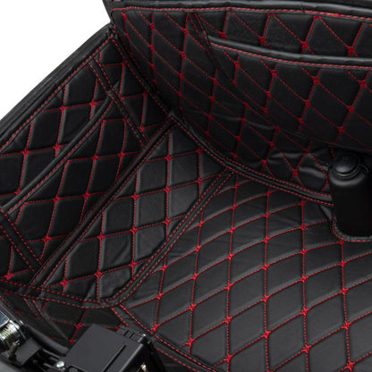 HOGWORKZ® OEM Indian® Tour Pack Liner Black with Red Stitching pockets