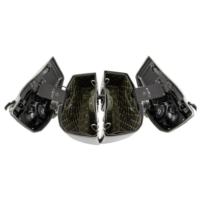 HOGWORKZ® Saddlebag Liners for Harley® CVO '23-'24 with gold stitching