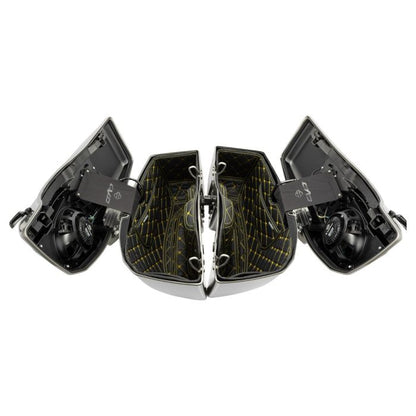 HOGWORKZ® Saddlebag Liners for Harley® CVO '23-'24 with gold stitching