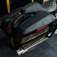 Saddlebag Lid Bra Covers for Harley® Touring from HOGWORKZ on bike
