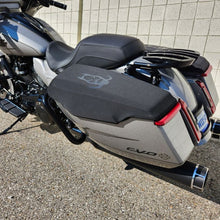 HOGWORKZ® Polyester Saddlebag Lid Covers for Harley® Touring on bike