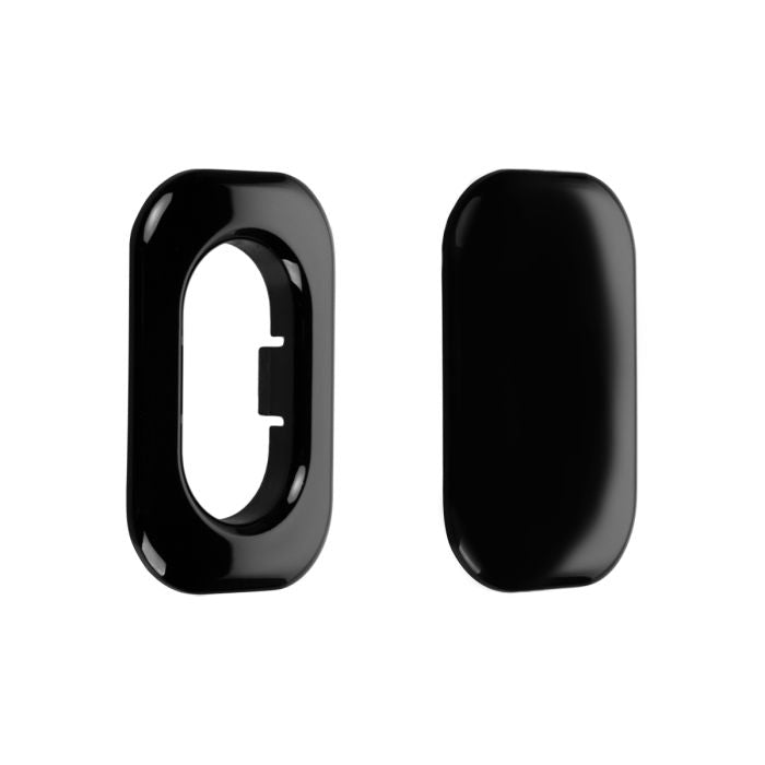 Gloss Black Antenna Hole Covers / Fillers for Harley® Touring Open / Blocked from HOGWORKZ angle