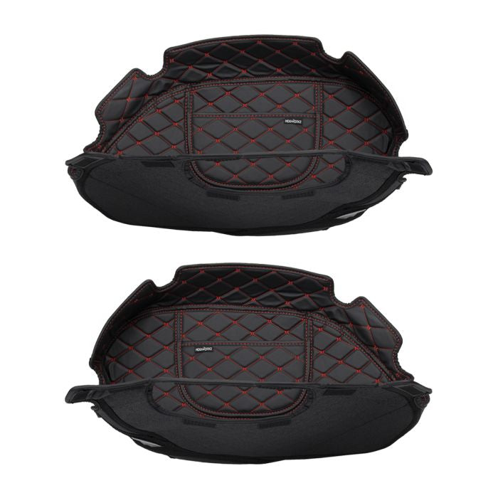 Red Stitching HOGWORKZ® Saddlebag Liners for Harley® Low Rider ST