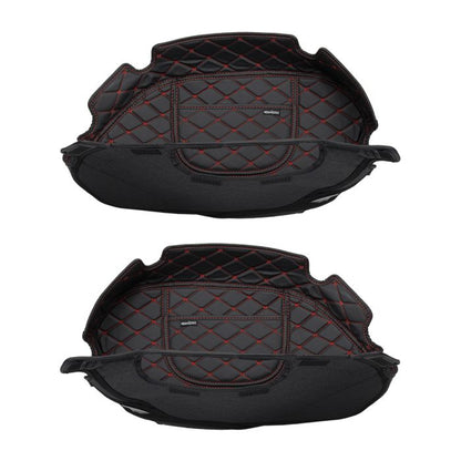 Red Stitching HOGWORKZ® Saddlebag Liners for Harley® Low Rider ST