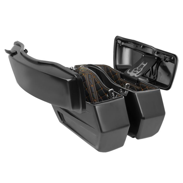 Gold Saddlebag Liners for HOGWORKZ® Chopped Hardline Saddlebags