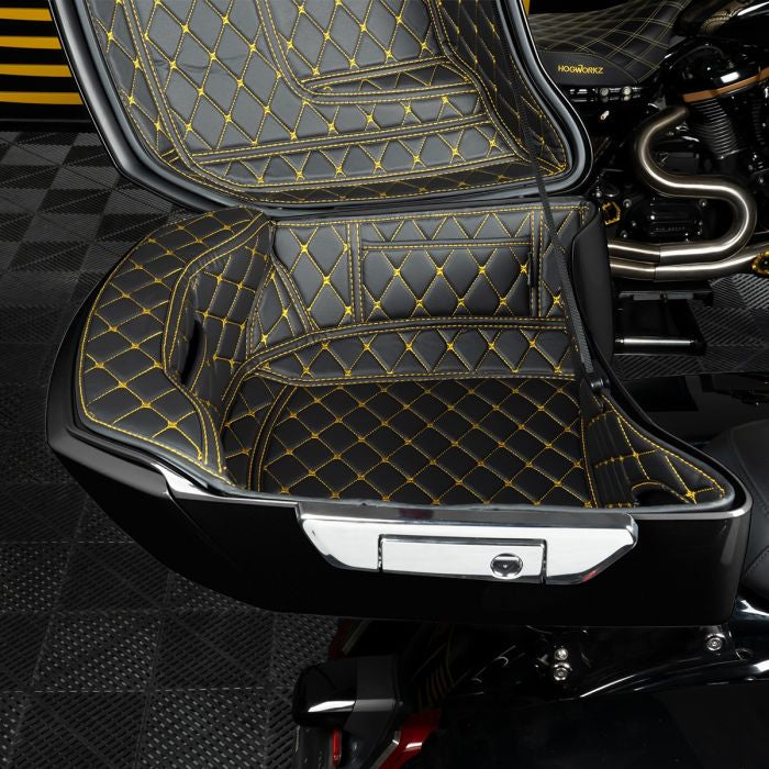 Gold Stitching HOGWORKZ® OEM Grand Tour Pack Liner for '26 Harley® Touring