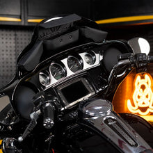 HOGWORKZ Triple Pocket Windshield Fairing Pouch for Harley® Touring open
