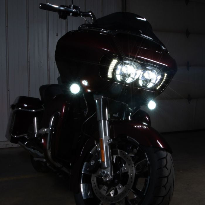 Road Glide '15-'23 Visionz™ LED Turn Signal & DRL Vent Inserts from HOGWORKZ® on harley