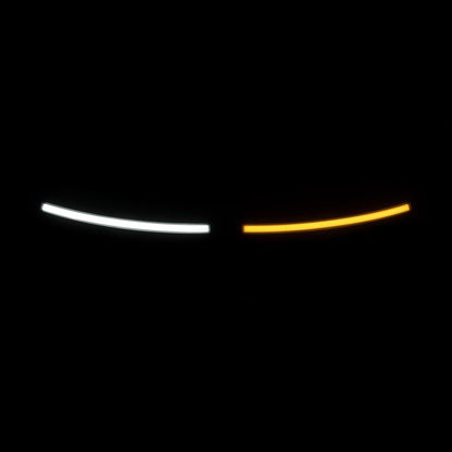 Black Lumipro LED Windshield Trim for Harley® Touring from HOGWORKZ right signal