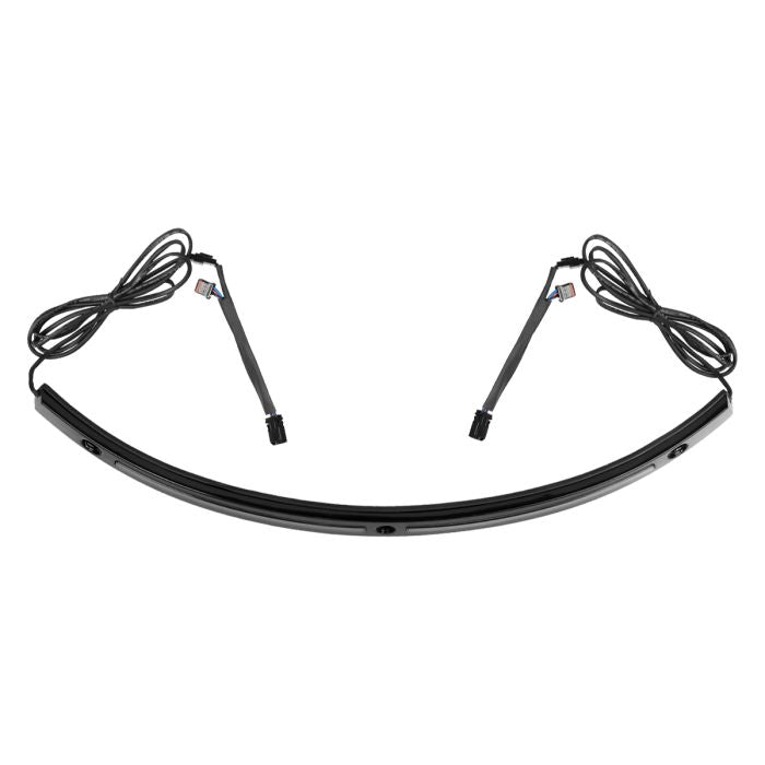 HOGWORKZ® Black Lumipro LED Windshield Trim for Harley® Touring overlook