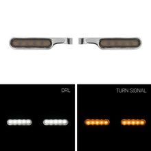 LED Chrome Handlebar Turn Signals & DRL for Harley® (Hydraulic Clutch) from HOGWORKZ