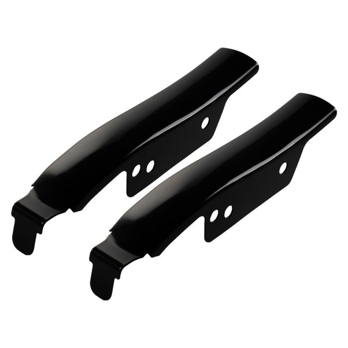 Black Solid Saddlebag Filler Strips for Harley® Touring '93-'08