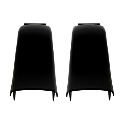 Black Solid Saddlebag Filler Strips for Harley® Touring back
