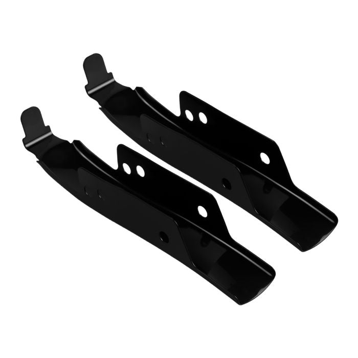 Black Solid Saddlebag Filler Strips for Harley® Touring  bottom