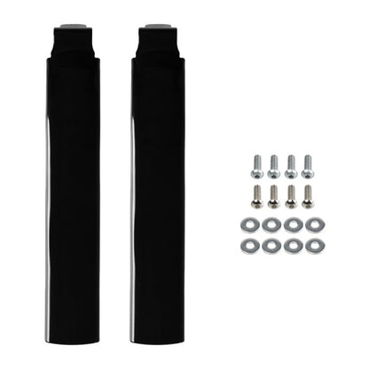 Black Solid Saddlebag Filler Strips for Harley® Touring kit
