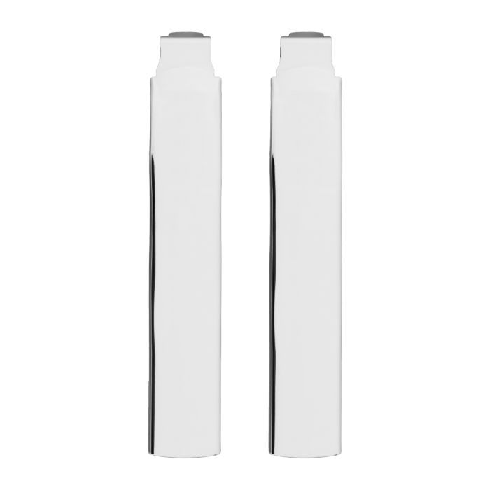 Chrome Solid Saddlebag Filler Strips for Harley® Touring front