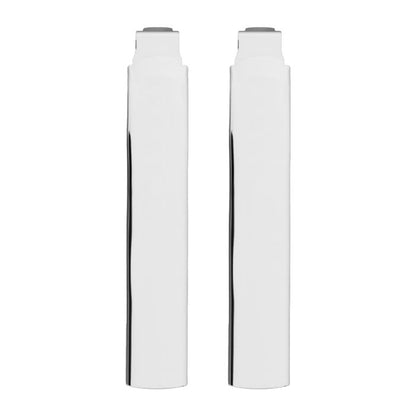 Chrome Solid Saddlebag Filler Strips for Harley® Touring front