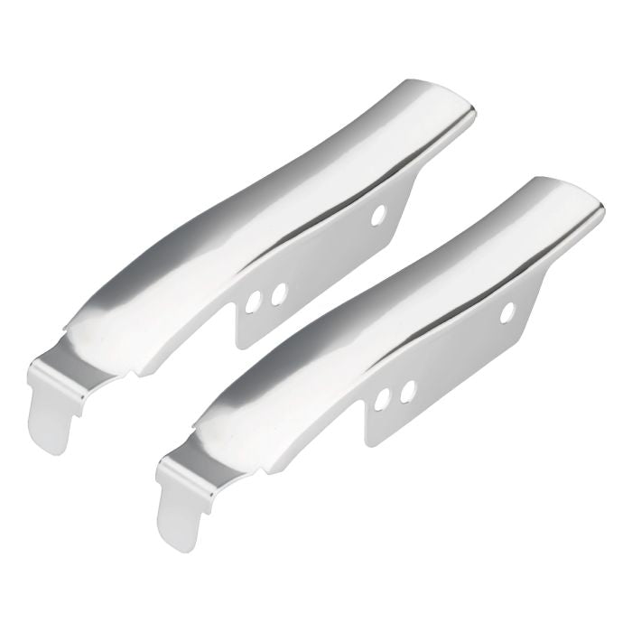 Chrome Solid Saddlebag Filler Strips for Harley® Touring