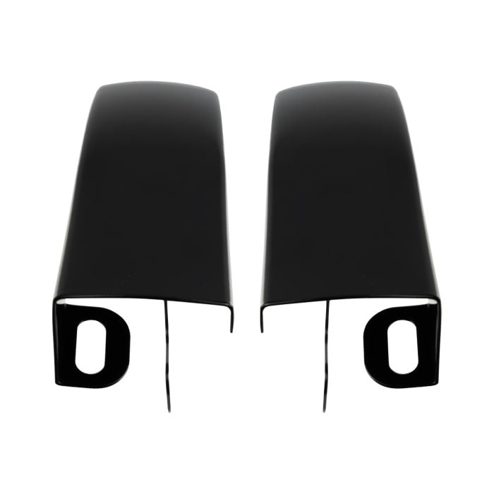 Black Solid Saddlebag Filler Strips for Harley® Touring side
