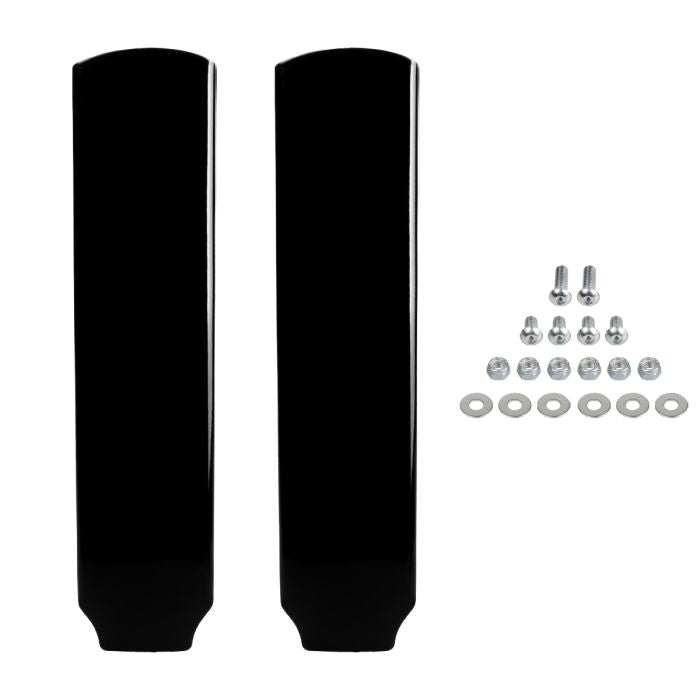 Black Solid Saddlebag Filler Strips for Harley® Touring kit