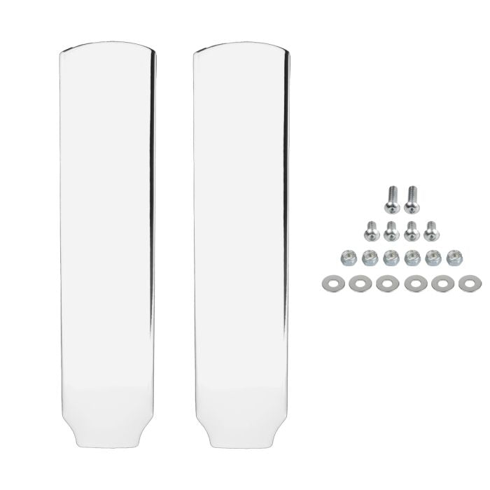 Chrome Solid Saddlebag Filler Strips for Harley® Touring from HOGWORKZ kit