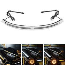 hogworkz lumipro windshield LED trim in chrome