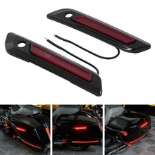 black hogworkz led saddlebag latch covers