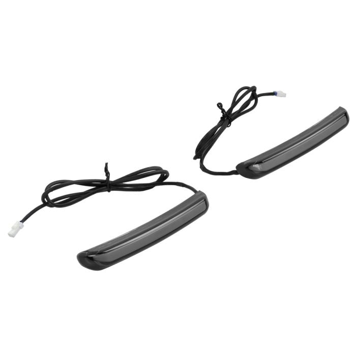 Slimz™ LED Saddlebag Lights for HOGWORKZ® Hardline Chopped Saddlebags with Smoked Lens pair