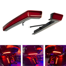 HOGWORKZ® Red Lumipro™ LED Side Markers for Harley® OEM King Tour Pack