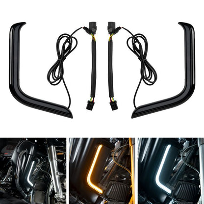 hogworkz lumipro lower fairing LED in black
