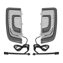 HOGWORKZ® Chrome Lumipro Lower Vented Fairing LEDs for Harley® Softail