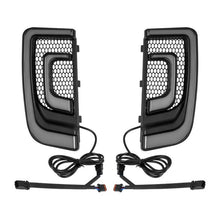 HOGWORKZ® Black Lumipro Lower Vented Fairing LEDs for Harley® Softail