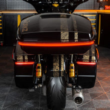 HOGWORKZ® Slimz Sequential Tour Pack LED Light for Harley® Touring Red Lens on bike