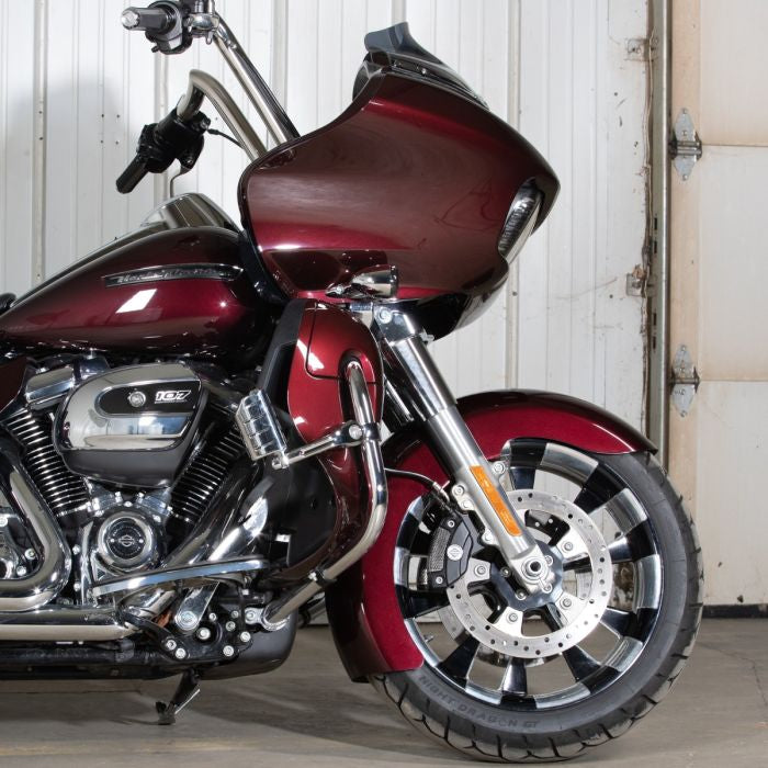 18" Wide Fat Tire Front Fender for Harley® Touring from HOGWORKZ on Road Glide Twisted Cherry