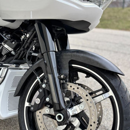 Forged Carbon Fiber Front Fender for Harley® Touring from HOGWORKZ on bike