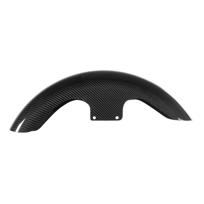 HOGWORKZ® 100% Carbon Fiber Mid-Length 19" Front Fender for Harley® Touring side