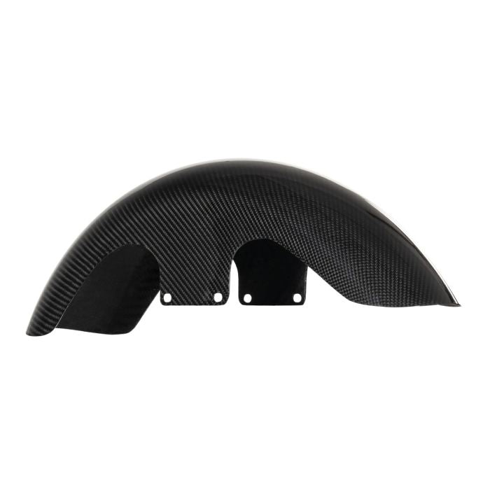 HOGWORKZ® 100% Carbon Fiber Mid-Length 19" Front Fender for Harley® Touring right side