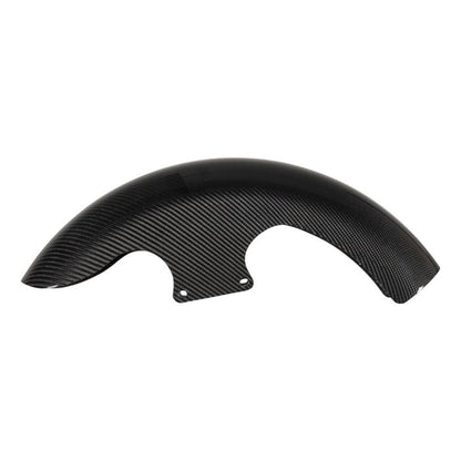 HOGWORKZ® 100% Carbon Fiber Mid-Length 21" Front Fender for Harley® Touring side